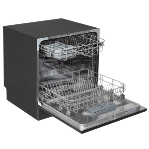 Baridi DH88 Tabletop Dishwasher 8 Place Settings 8L Capacity - Black - additional view 4