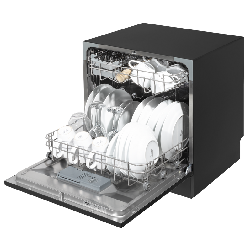 Baridi DH88 Tabletop Dishwasher 8 Place Settings 8L Capacity - Black - additional view 7