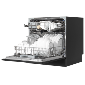 Baridi DH88 Tabletop Dishwasher 8 Place Settings 8L Capacity - Black - additional view 6