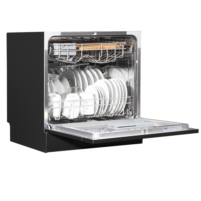 Baridi DH88 Tabletop Dishwasher 8 Place Settings 8L Capacity - Black - additional view 13