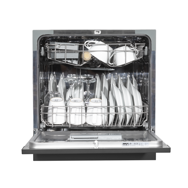 Baridi DH88 Tabletop Dishwasher 8 Place Settings 8L Capacity - Black - additional view 2