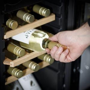 Baridi DH89 18 Bottle Dual Zone Wine Fridge/Cooler with Digital Touch Screen Controls, Wooden Shelves & - additional view 8