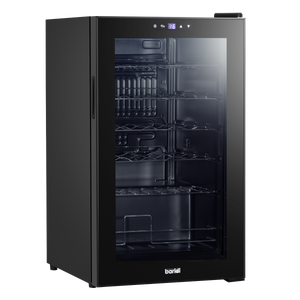 Baridi DH9 24 Bottle Wine Fridge with Digital Touch Screen Controls, Metal Shelves & LED Light - Black - additional view 5