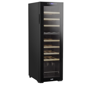 Baridi DH90 27 Bottle Dual Zone Wine Fridge with Digital Touch Screen Controls, Beech Wood Shelves & LED - additional view 4