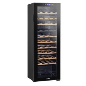Baridi DH92 44 Bottle Dual Zone Wine Fridge with Digital Touch Screen Controls, Beech Wood Shelves & LED - additional view 7