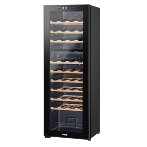 Baridi DH92 44 Bottle Dual Zone Wine Fridge with Digital Touch Screen Controls, Beech Wood Shelves & LED - additional view 8