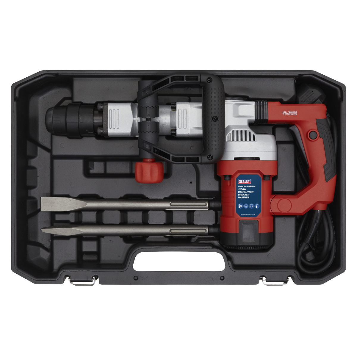 Sealey DHB1300 SDS MAX Demolition Breaker Hammer 1300W/230V - additional view 6