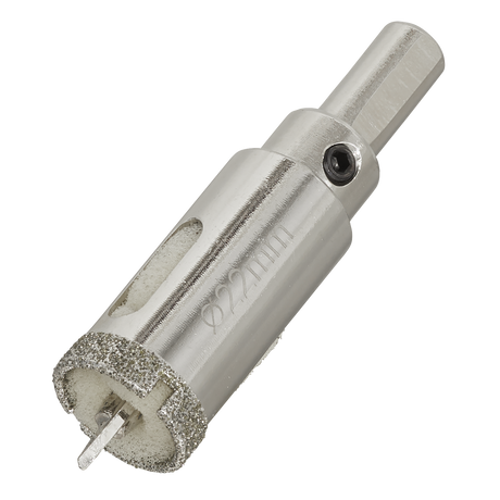 Sealey DHS22 Electroplated Diamond Hole Saw 22mm