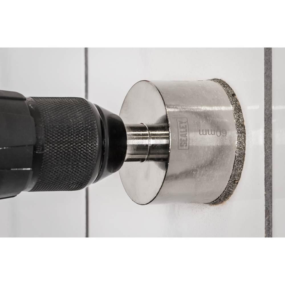 Sealey DHS60 Electroplated Diamond Hole Saw 60mm - additional view 5