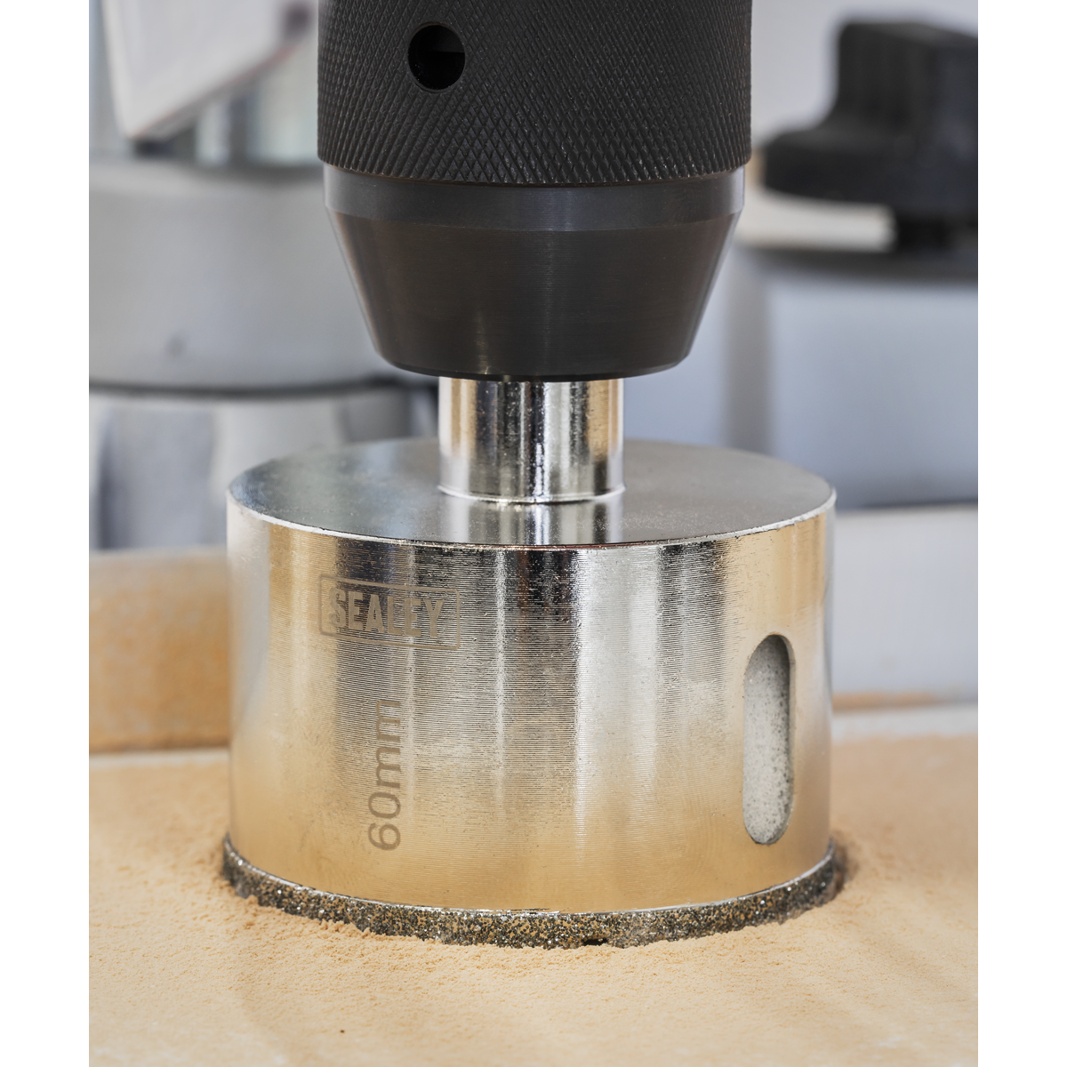 Sealey DHS60 Electroplated Diamond Hole Saw 60mm - additional view 6