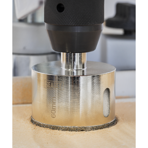 Sealey DHS60 Electroplated Diamond Hole Saw 60mm - additional view 6