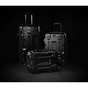 Dellonda DL10 Lightweight ABS Luggage Set 3pc - Black - additional view 2