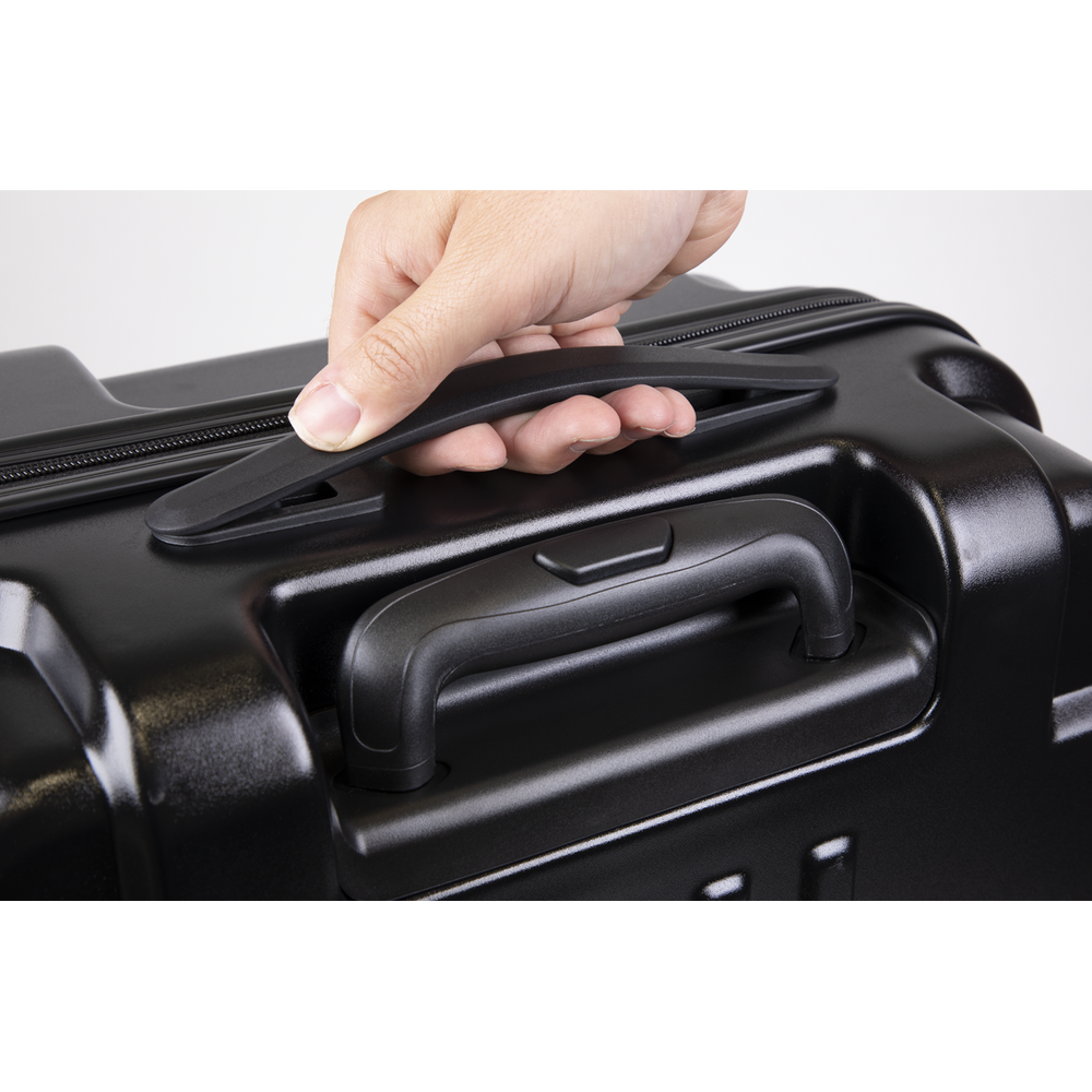 Dellonda DL10 Lightweight ABS Luggage Set 3pc - Black - additional view 13
