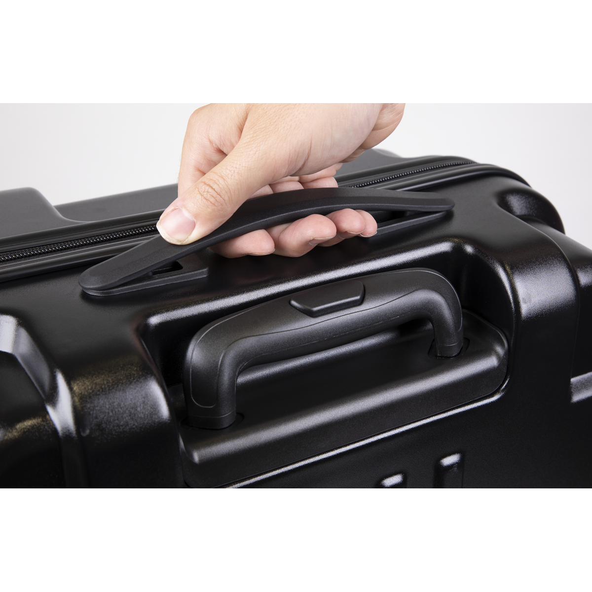 Dellonda DL10 Lightweight ABS Luggage Set 3pc - Black - additional view 13