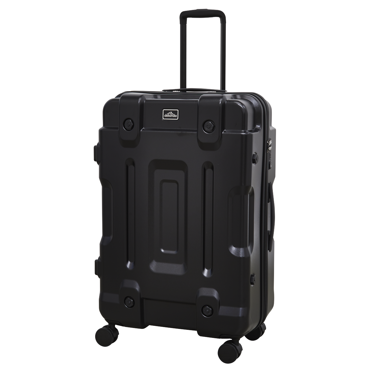 Dellonda DL10 Lightweight ABS Luggage Set 3pc - Black - additional view 11