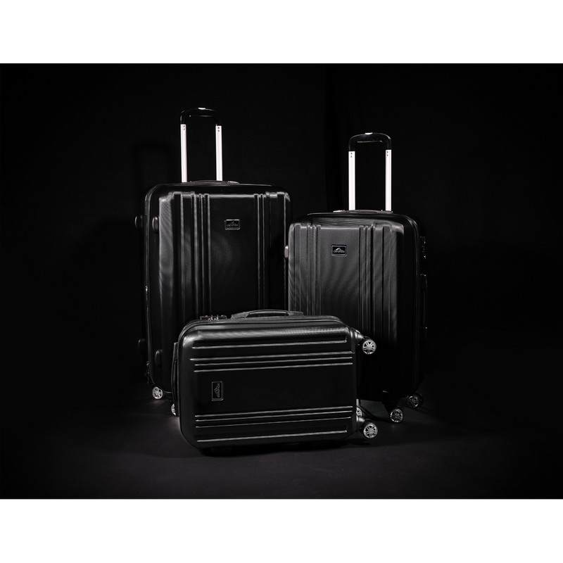 Dellonda DL11 Lightweight ABS Luggage Set with TSA Lock - Black - additional view 5