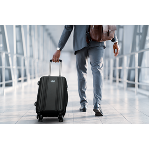 Dellonda DL11 Lightweight ABS Luggage Set with TSA Lock - Black - additional view 4