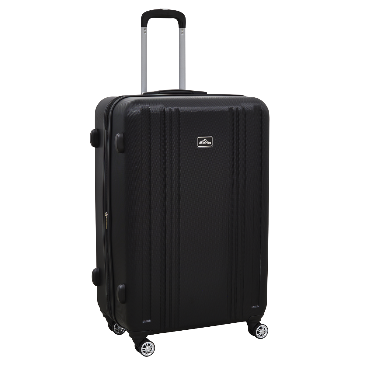 Dellonda DL11 Lightweight ABS Luggage Set with TSA Lock - Black - additional view 3