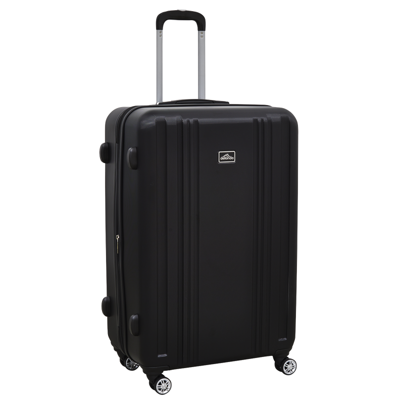 Dellonda DL11 Lightweight ABS Luggage Set with TSA Lock - Black - additional view 3