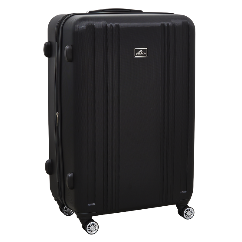 Dellonda DL11 Lightweight ABS Luggage Set with TSA Lock - Black - additional view 11