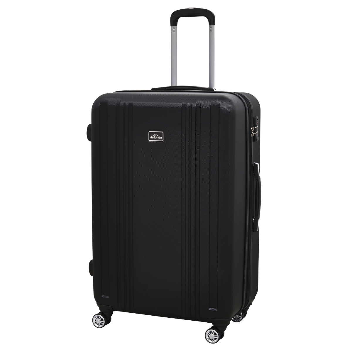 Dellonda DL11 Lightweight ABS Luggage Set with TSA Lock - Black - additional view 12