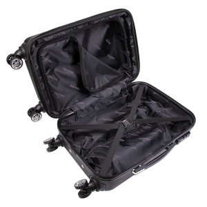 Dellonda DL11 Lightweight ABS Luggage Set with TSA Lock - Black - additional view 7