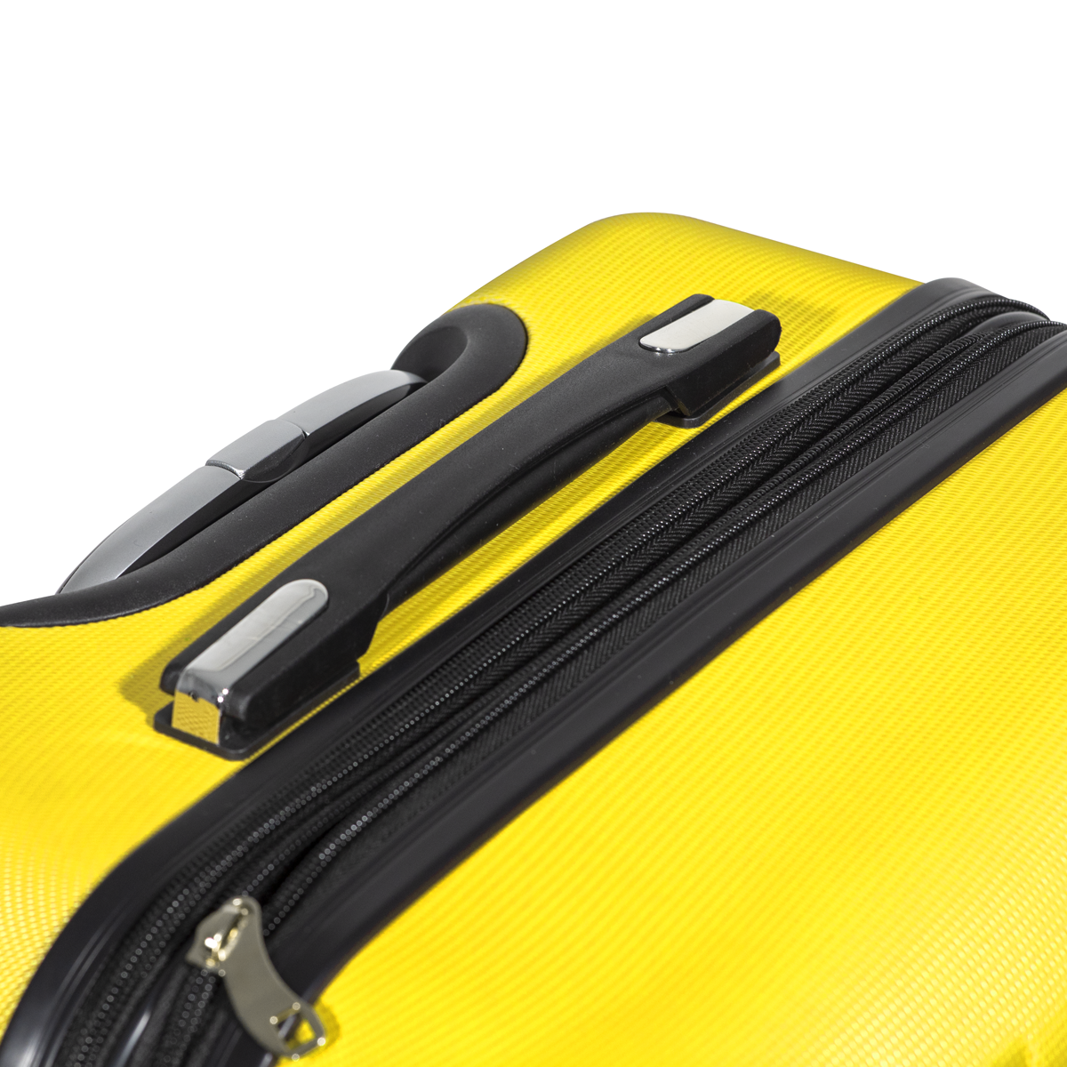 Dellonda DL124 Lightweight ABS Luggage Set with TSA Lock - Yellow - additional view 5