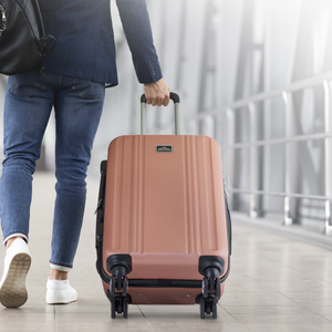 Dellonda DL125 Lightweight ABS Luggage Set with TSA Lock - Rose Gold - additional view 14