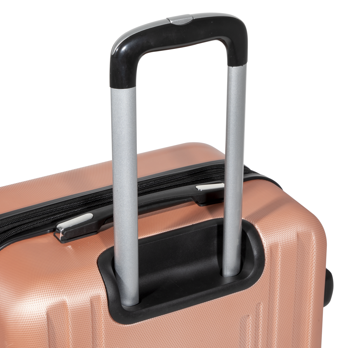 Dellonda DL125 Lightweight ABS Luggage Set with TSA Lock - Rose Gold - additional view 4