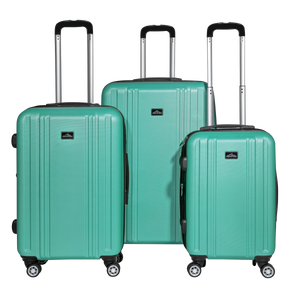 Dellonda DL126 Lightweight ABS Luggage Set with TSA Lock - Teal - additional view 2
