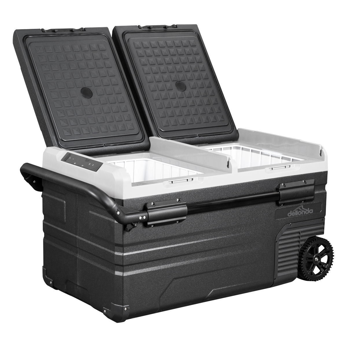 Dellonda DL127 Portable Fridge Freezer/Cool Box with LED Display 75L