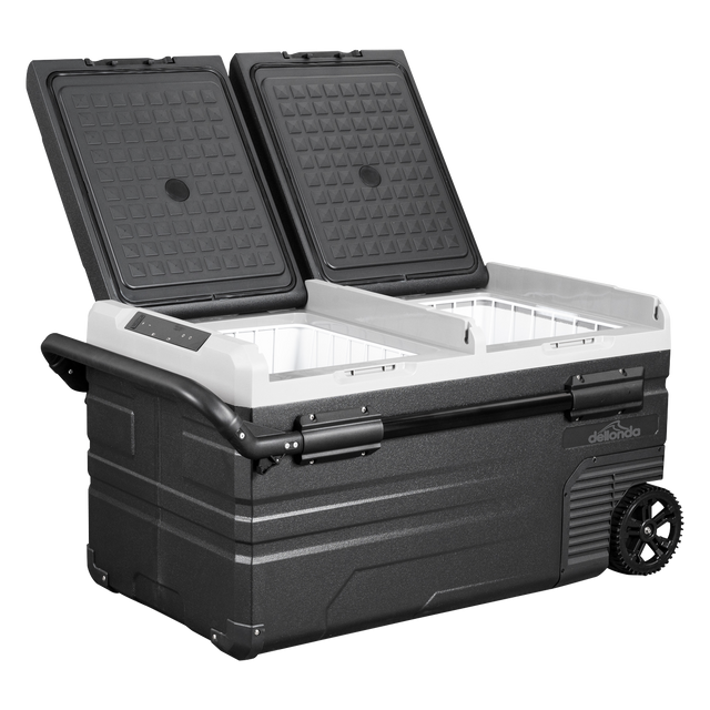 Dellonda DL127 Portable Fridge Freezer/Cool Box with LED Display 75L