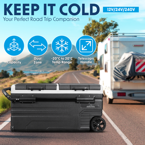 Dellonda DL128 Portable Fridge Freezer/Cool Box with LED Display 95L - additional view 5