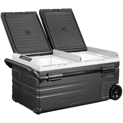 Dellonda DL128 Portable Fridge Freezer/Cool Box with LED Display 95L