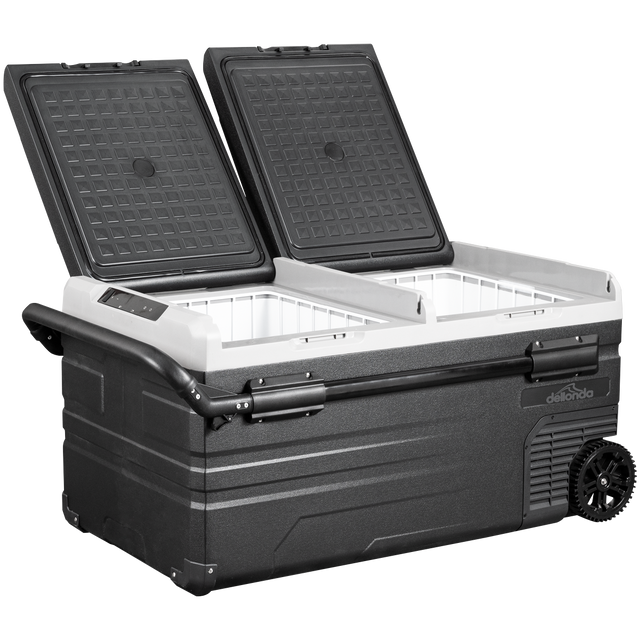 Dellonda DL128 Portable Fridge Freezer/Cool Box with LED Display 95L