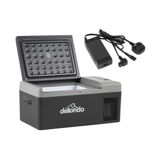 Dellonda DL130 Portable Fridge Freezer/Cool Box with LED Display & AC/DC 230V Adaptor 15L - additional view 5