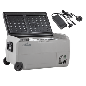 Dellonda DL131 Portable Fridge Freezer/Cool Box with LED Display & AC/DC 230V Adaptor 36L