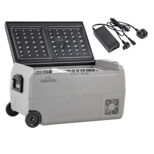 Dellonda DL131 Portable Fridge Freezer/Cool Box with LED Display & AC/DC 230V Adaptor 36L