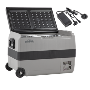 Dellonda DL132 Portable Fridge Freezer/Cool Box with LED Display & AC/DC 230V Adaptor 50L