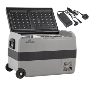 Dellonda DL132 Portable Fridge Freezer/Cool Box with LED Display & AC/DC 230V Adaptor 50L