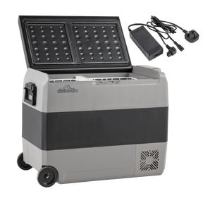Dellonda DL133 Portable Fridge Freezer/Cool Box with LED Display & AC/DC 230V Adaptor 60L