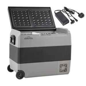 Dellonda DL133 Portable Fridge Freezer/Cool Box with LED Display & AC/DC 230V Adaptor 60L