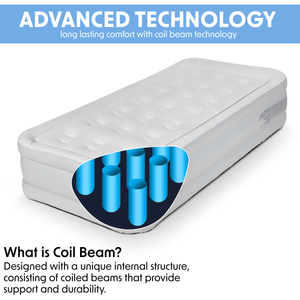 Dellonda DL144 Raised Air Bed with Removable Electric Pump & Storage Bag - Single - additional view 3