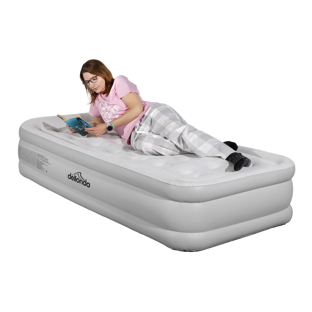 Dellonda DL144 Raised Air Bed with Removable Electric Pump & Storage Bag - Single - additional view 12