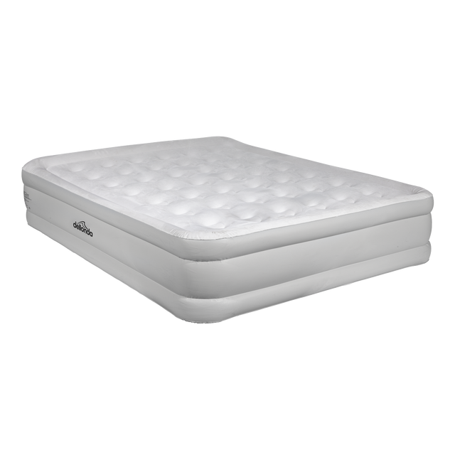 Dellonda DL145 Raised Air Bed with Removable Electric Pump & Storage Bag - Queen