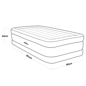 Dellonda DL146 Raised Air Bed with Built-in Electric Pump & Storage Bag - Single - additional view 6