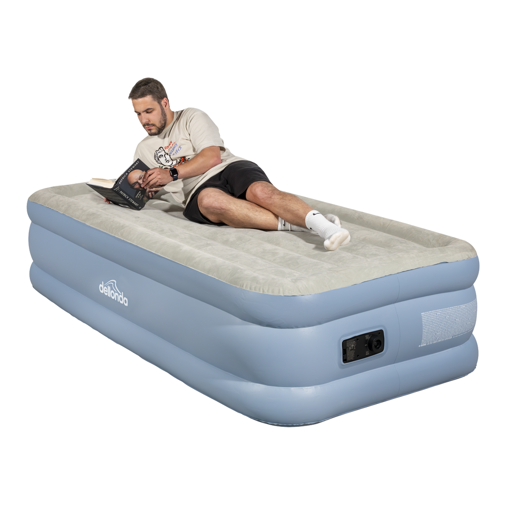 Dellonda DL146 Raised Air Bed with Built-in Electric Pump & Storage Bag - Single - additional view 7