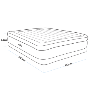 Dellonda DL147 Raised Air Bed with Built-in Electric Pump & Storage Bag - Queen - additional view 5