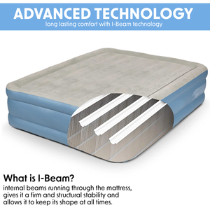 Dellonda DL147 Raised Air Bed with Built-in Electric Pump & Storage Bag - Queen - additional view 9
