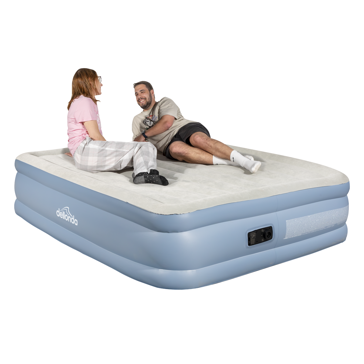 Dellonda DL147 Raised Air Bed with Built-in Electric Pump & Storage Bag - Queen - additional view 2